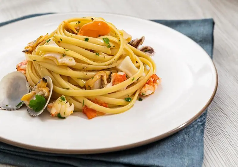 Баветте с морепродуктами